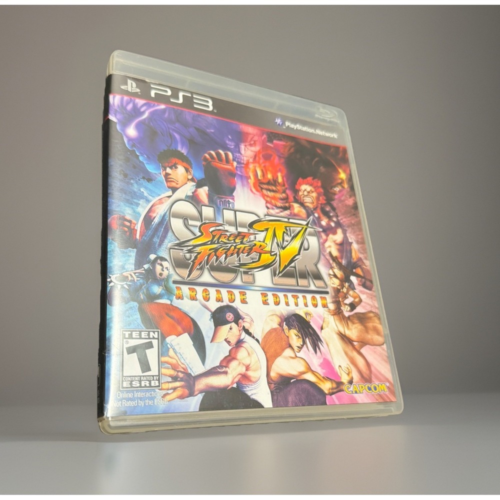 Super Street Fighter IV 4 Arcade Edition PS3 (Sony PlayStation 3, 2011) SF 4 IV